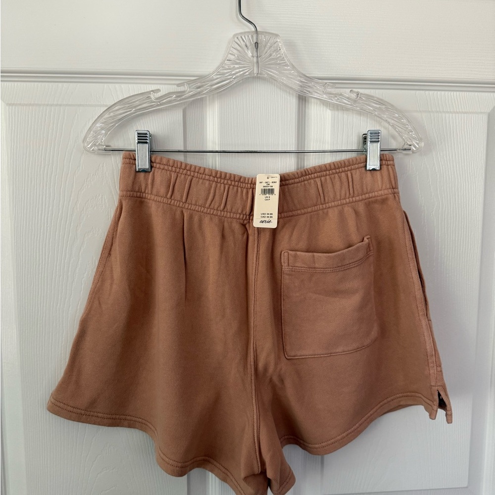 NWT Aerie Brown Athletic Shorts